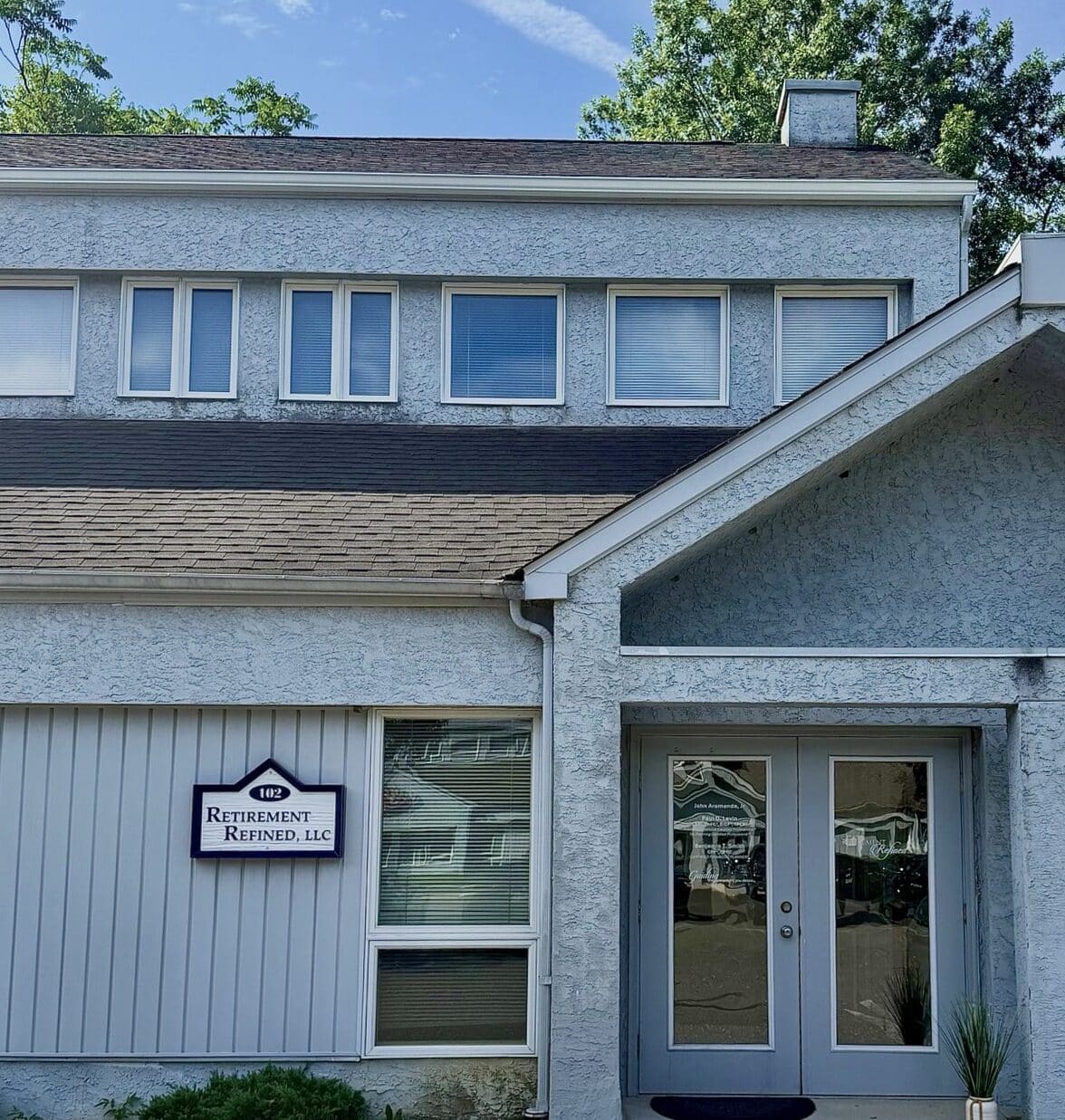 Entrance to the Retirement Refined office in Cherry Hill, New Jersey